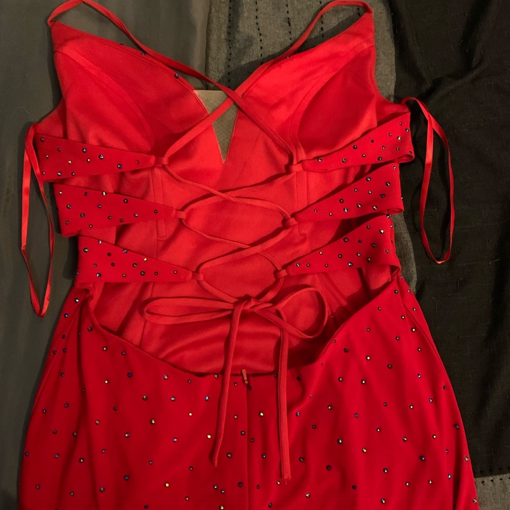 Red Prom Dress - Picture 3 of 4